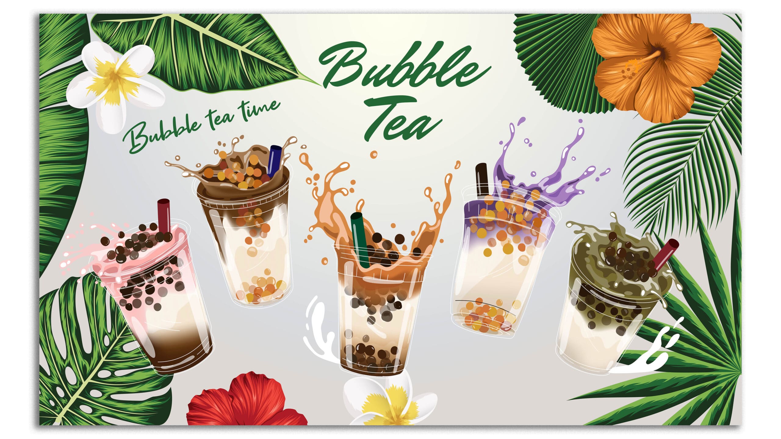 bubble taro milk tea