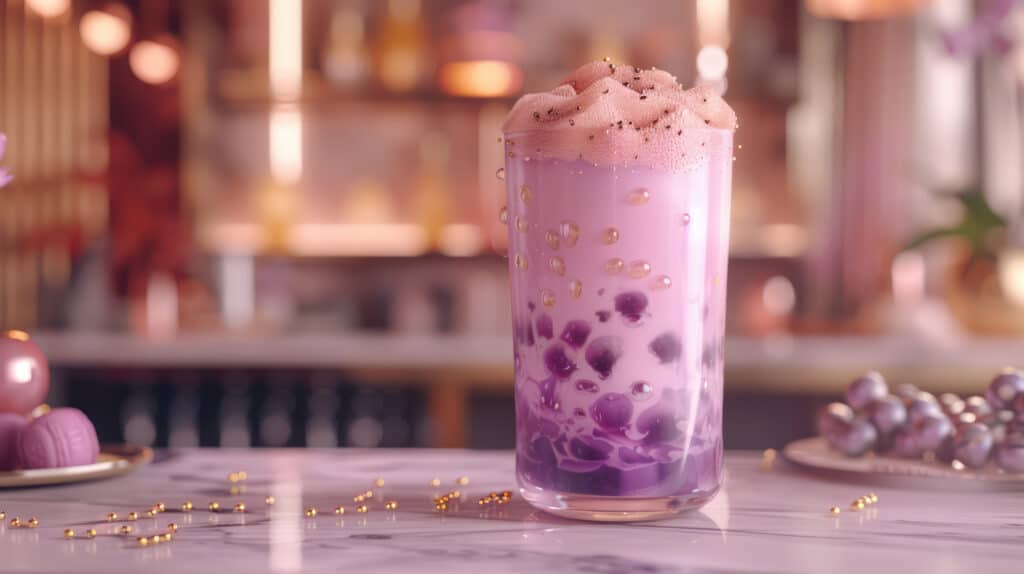 taro milk tea
