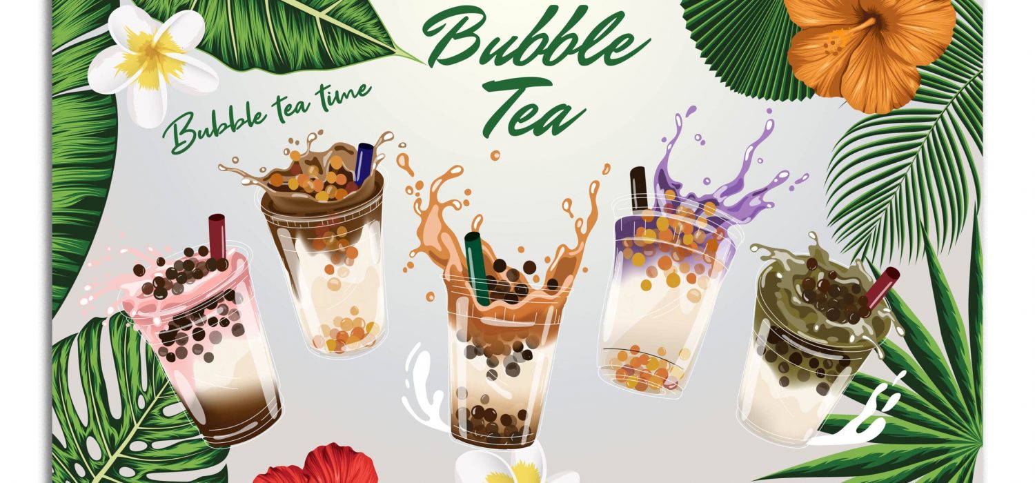 bubble taro milk tea